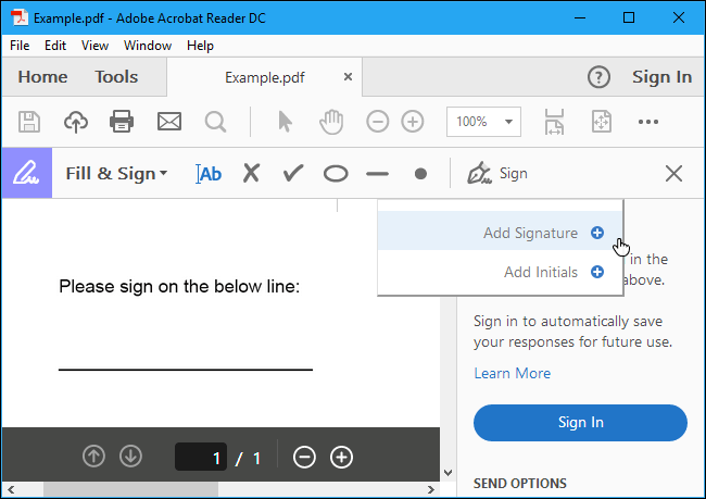 Sử dụng Adobe Reader để ký tài liệu PDF