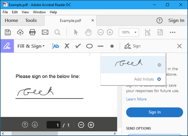 Sử dụng Adobe Reader để ký tài liệu PDF